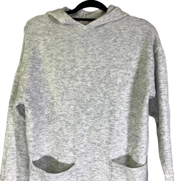 A NEW DAY Heather Gray Hoodie Sweater Dress - NWT - Picture 4 of 16